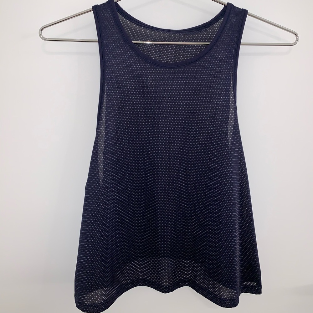 Lululemon Mesh Jersey Style Muscle Tee